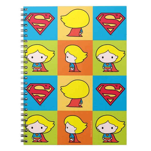 Carnet Chibi Supergirl retournement de caractère (Devant)