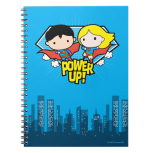 Carnet Chibi Superman & Chibi Supergirl Power Up!