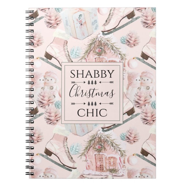 Carnet Chic chic chic chic Motif de Noël (Devant)