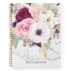 Chic Marbre Feminine Rose Aquarelle Florale