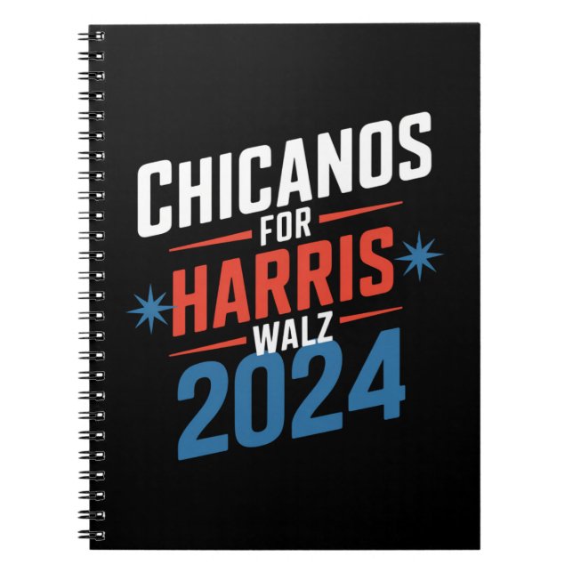 Carnet Chicanos pour Harris Walz Présidentielle 2024 (Devant)