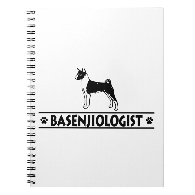 CARNET CHIEN BASENJI (Devant)
