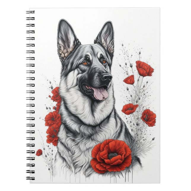Carnet Chien berger allemand (Devant)