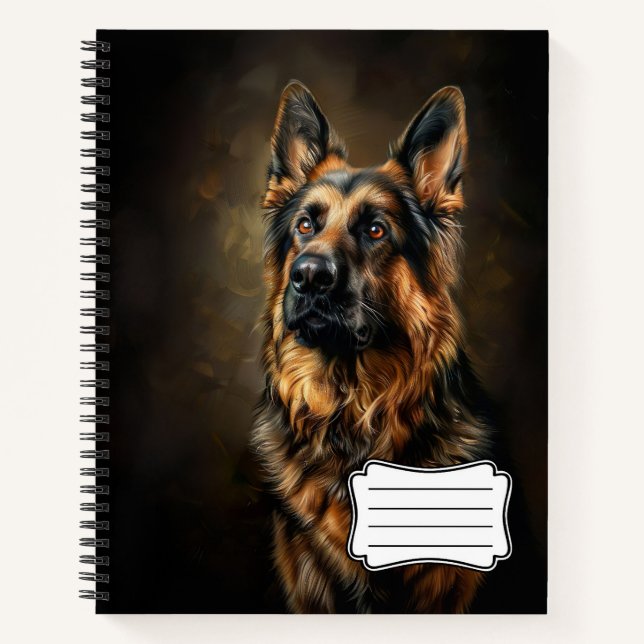 Carnet Chien berger allemand (Devant)