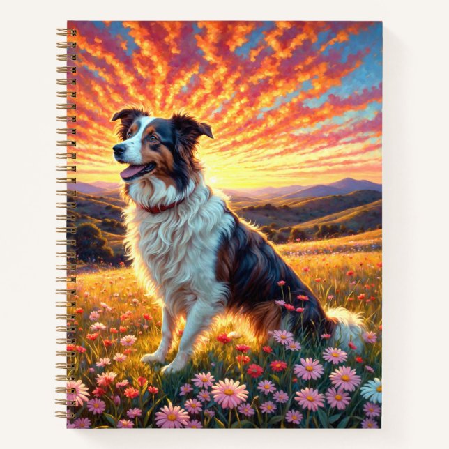 Carnet Chien Border Collie (Devant)