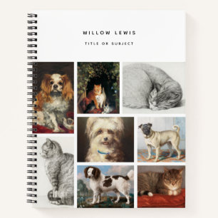 Carnet Chien Chat Animaux 8 Portrait Photo Gardien de col