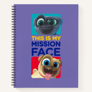 Carnet Chien Chien Pal C'est mon visage de mission