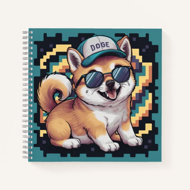 Carnet Chien chiot Shiba Inu (Devant)