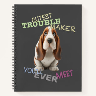 Carnet Chien Cuttest Trouble Maker Cute Adorable Funny
