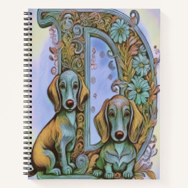 Carnet Chien D Alphabet  (Devant)