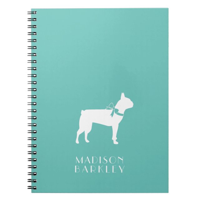 Carnet Chien de Boston Terrier Puppy (Devant)