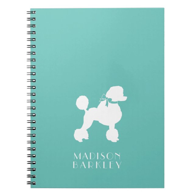 Carnet Chien de caniche Français (Devant)
