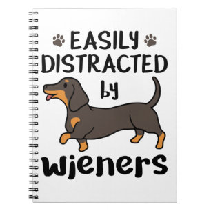 Carnet Chien de Dachshund facilement distrait par les Wie