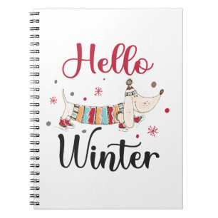 Carnet Chien de patinage sur glace mignon