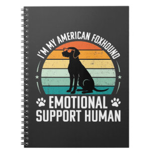 Carnet Chien de soutien émotionnel humain Renard américai