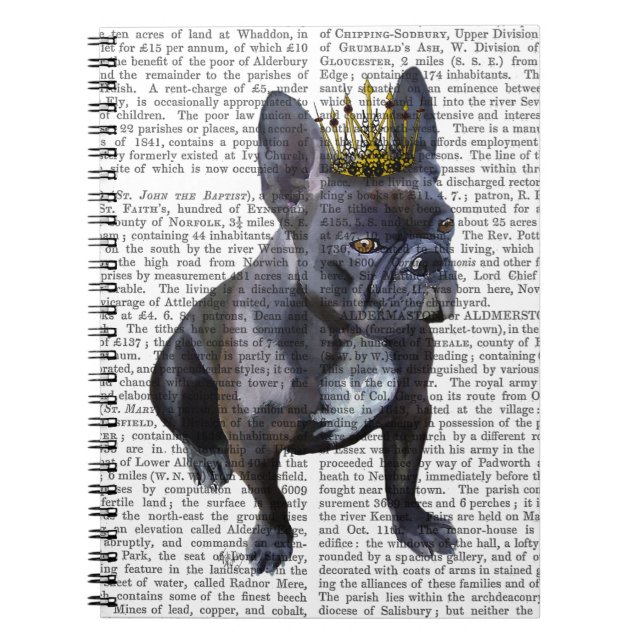 Carnet Chien de taureau français (Devant)