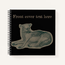 Chien. Dessin au crayon.