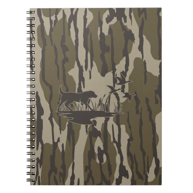 Carnet Chien et canards à peau Camo Bottomland (Devant)