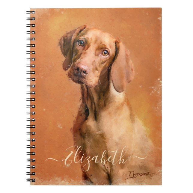 Carnet Chien hongrois de Vizsla (Devant)