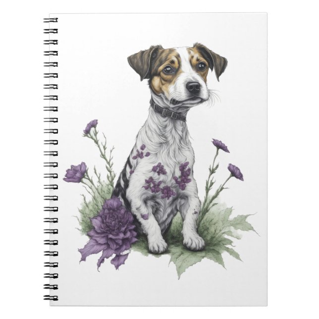 Carnet Chien Jack Russell (Devant)
