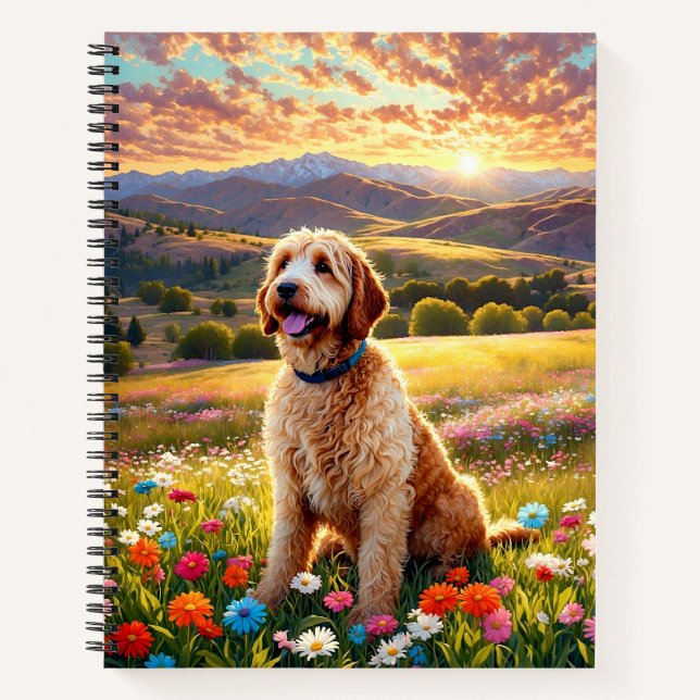 Carnet Chien Labradoodle (Devant)