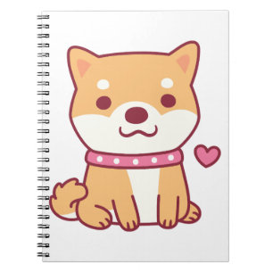 Carnet Chien mignon Shiba Inu