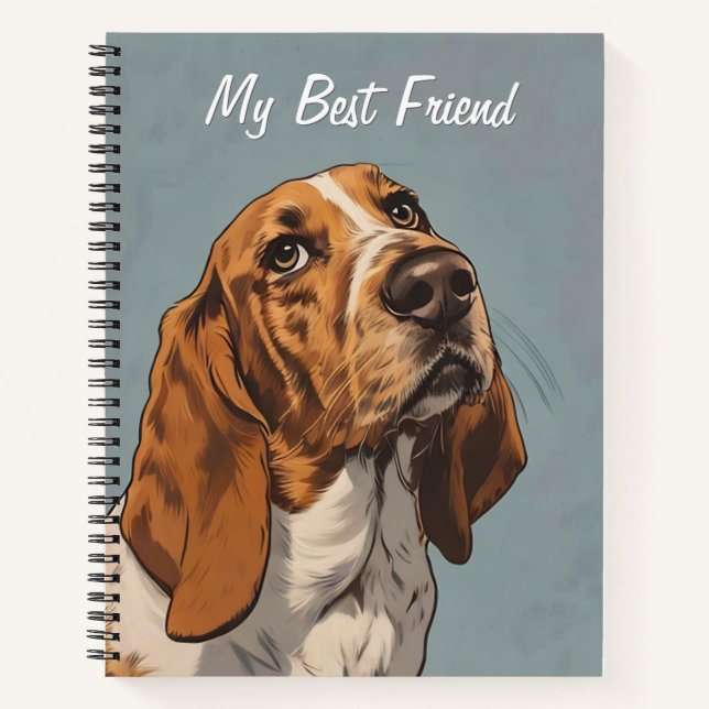 Carnet Chien personnalisé (Devant)
