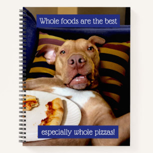 Carnet Chien Plein De Pizza