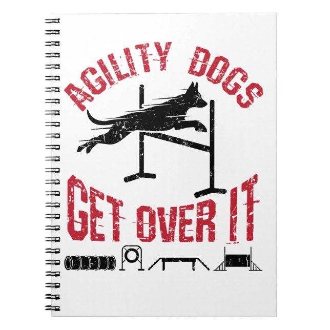 Carnet Chiens Agility Se Débarrassent (Devant)
