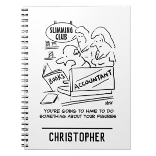 Carnet Chiffres amusants du comptable pour le club amaigr