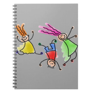 Carnet Chiffres de bâton joyeux dessinés à la main