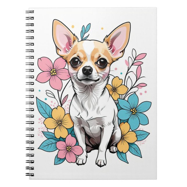 Carnet Chihuahua du printemps (Devant)