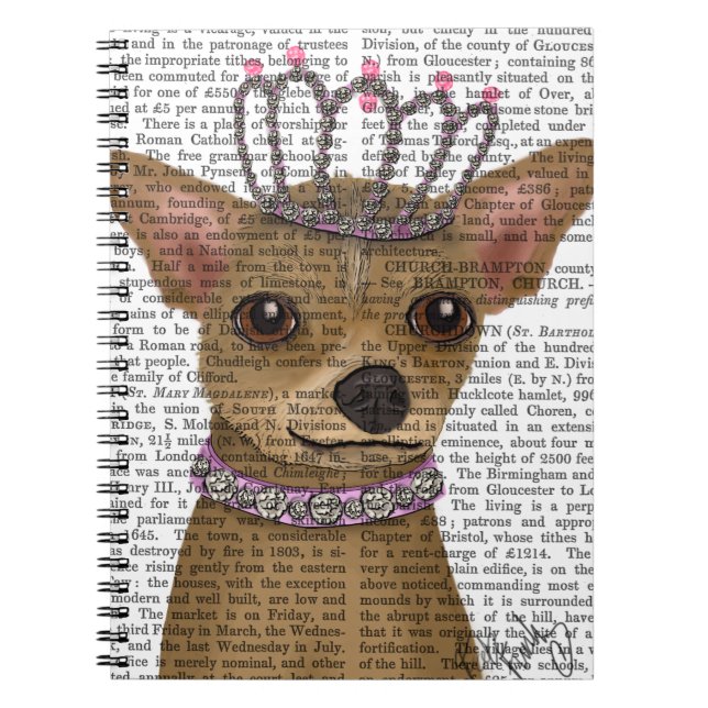Carnet Chihuahua Et Tiara (Devant)