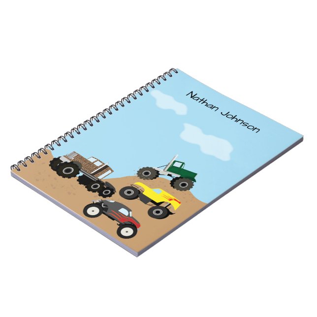 Carnet Children's Monster Truck School (Côté gauche)