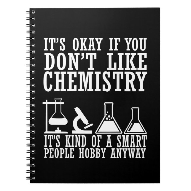Carnet Chimie de sarcasme Guillemets chimistes (Devant)