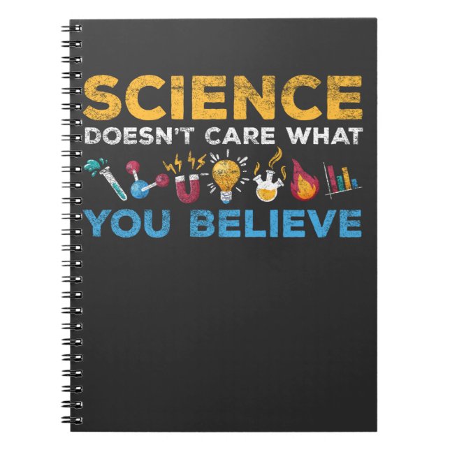 Carnet Chimie et physique Scientifique Sciences Thème (Devant)