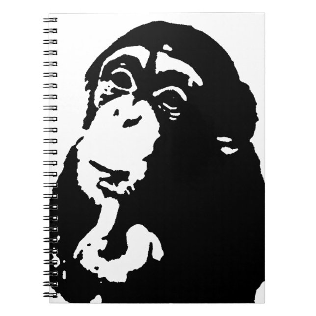 Carnet Chimpanzé Pop Art Thinking (Devant)