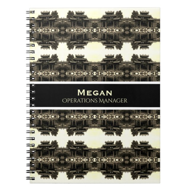 Carnet Chine ancienne Canton Foshan temple ancestral (Devant)