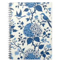 Chinoiserie Chic, Hydrangeas et Bluebirds