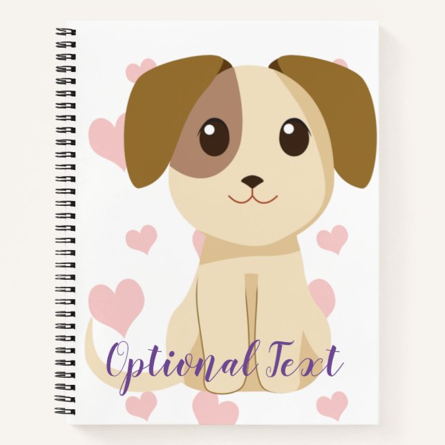 Carnet Chiot doux (Devant)