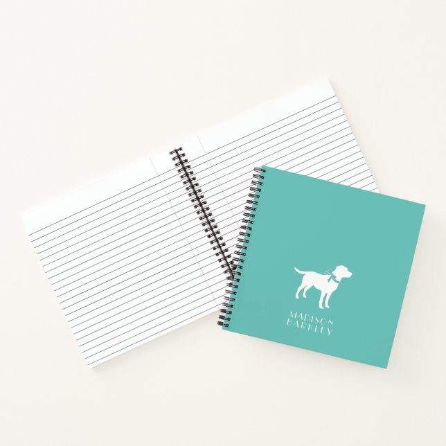 Carnet Chiot Labrador noir (Intérieur)