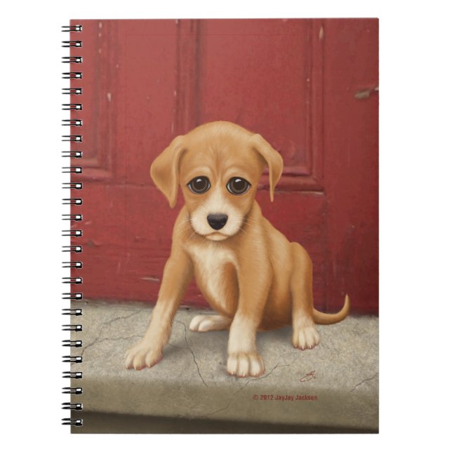 Carnet Chiot triste (Devant)
