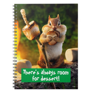 Carnet Chipmunk Manger Marshmallow