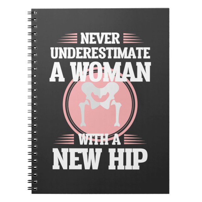 Carnet Chirurgie de remplacement de hanche Femme Maman ré (Devant)