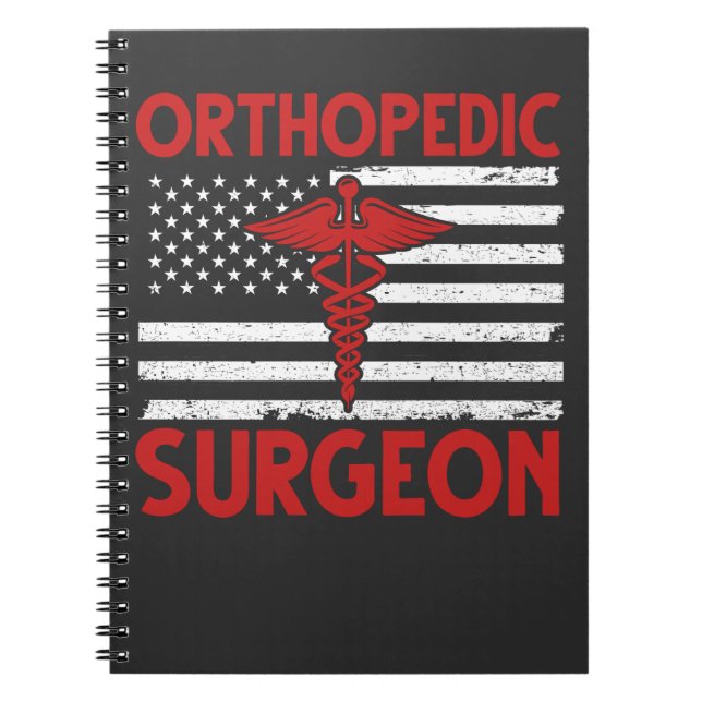 Carnet Chirurgien orthopédique américain (Devant)