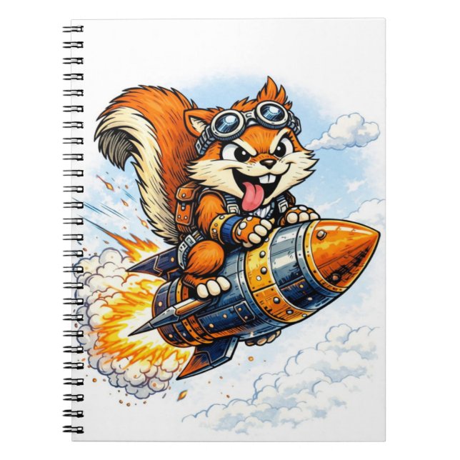 Carnet Chispa the Rocket Squirrel Spiral Notebook (Devant)