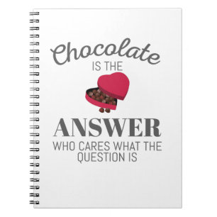 Carnet Chocolat Lover Citation Cadeau Chocolat Est La Rép