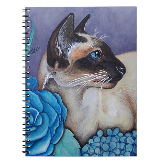 Carnet Chocolat Siamese Point (Devant)