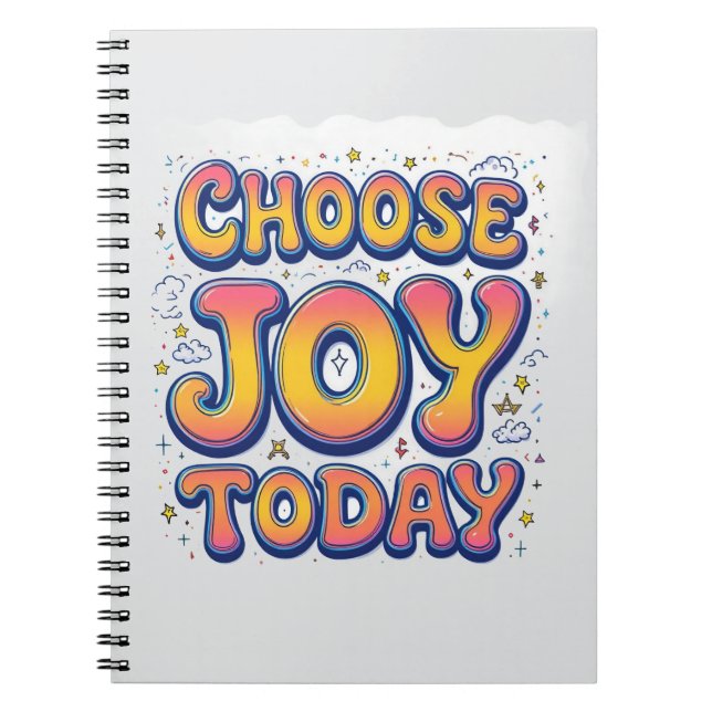 carnet "Choisir la joie aujourd'hui" (Devant)