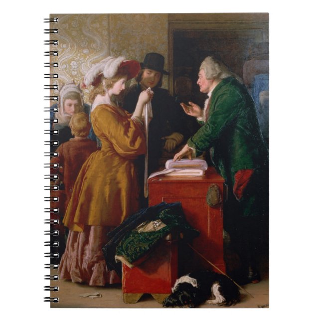 Carnet Choisissant la robe de mariage, du chapitre 1 du ' (Devant)